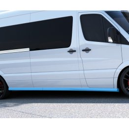 Накладки на пороги на Mercedes Sprinter W906